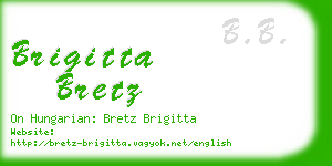 brigitta bretz business card